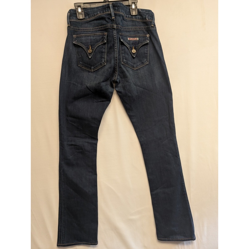Hudson Jeans Beth Baby Boot Low Rise Back Sawtooth Flap Pockets 26 Buckle Bunny - Picture 7 of 10